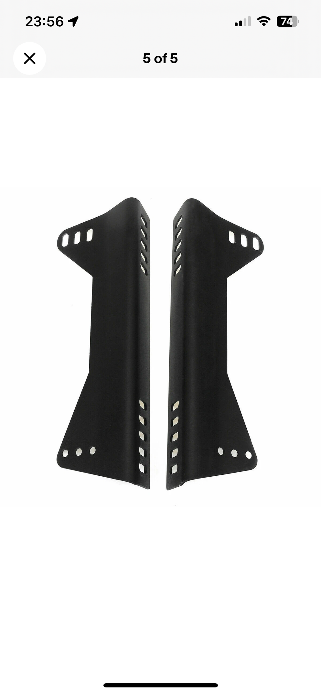 Bucket Seat side Brackets