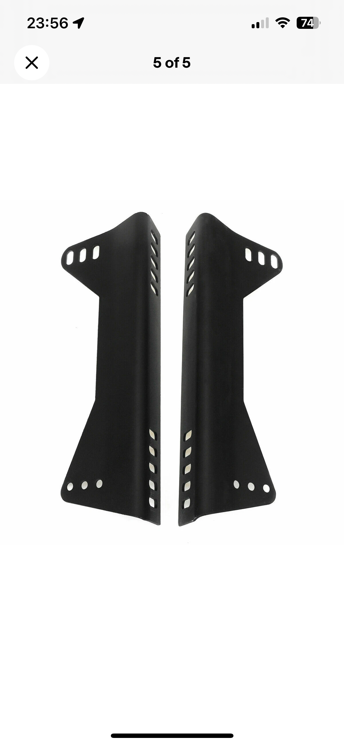 Bucket Seat side Brackets